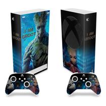 Skin Compatível Xbox Series S Vertical Adesivo - Baby Groot