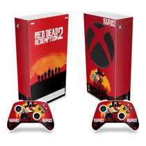 Skin Compatível Xbox Series S Vertical Adesivo - Red Dead Redemption 2 - Pop Arte Skins