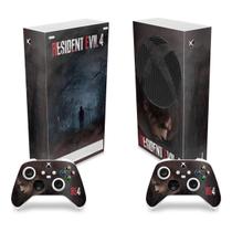 Skin Compatível Xbox Series S Vertical Adesivo - Resident Evil 4 Remake