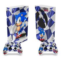 Skin Compatível Xbox Series S Vertical Adesivo - Sonic