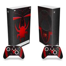 Skin Compatível Xbox Series S Vertical Adesivo - Spider-Man Miles Morales