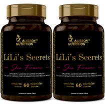 Skin Firmmes Lilis Secrets 120 Cápsulas - Óleo de Cártamo Semente de uva e Girassol - Alisson Nutrition