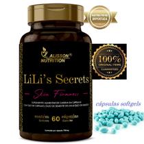 Skin Firmmes Lilis Secrets 60 Cápsulas - Óleo de Cártamo Semente de uva e Girassol - Alisson Nutrition