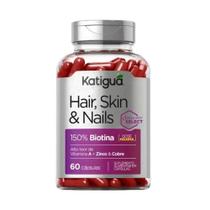 Skin Hair Nails 500mg 60 cáps - Katiguá