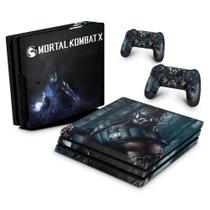 Skin PS4 Pro Adesivo - Mortal Kombat X - Sub Zero