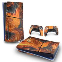 Skin PS5 Slim Adesivo Horizontal - Abstrato 95