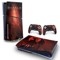 Skin PS5 Slim Adesivo Horizontal - Diablo IV 4