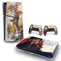 Skin PS5 Slim Adesivo Horizontal - Ghost of Tsushima Director's Cut - Pop Arte Skins