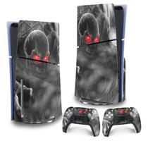 Skin PS5 Slim Adesivo Vertical - Caveira Skull - Pop Arte Skins
