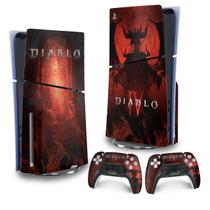 Skin PS5 Slim Adesivo Vertical - Diablo IV 4