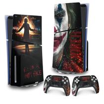 Skin PS5 Slim Adesivo Vertical - Joker Filme