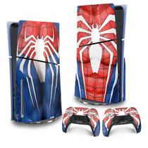 Skin PS5 Slim Adesivo Vertical - Spider-Man Homem Aranha 2