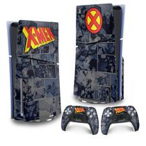 Skin PS5 Slim Adesivo Vertical - X-Men Comics - Pop Arte Skins