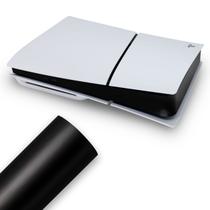 Skin PS5 Slim Central Adesivo - Preto Fosco Mate