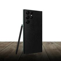 Skin Traseira COURO PRETO para Smartphone Samsung Skin Traseira COURO PRETO para Smartphone Samsung