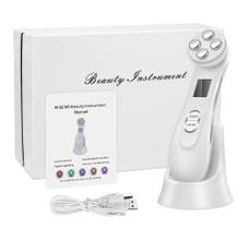 SkinBeauty - Aparelho Portátil Fototerapia & Radiofrequência LED Facial Anti-Rugas - Beauty Instrument