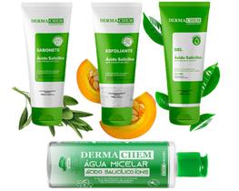 Skincare Kit Preparação E Cuidado Com Pele Ácido Salisílico