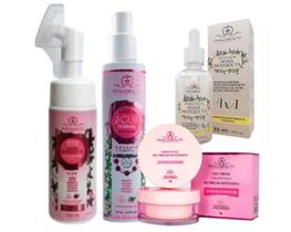 Skincare Kit Rosa Mosqueta Limpeza De Pele Sensível E Seca Phallebeauty