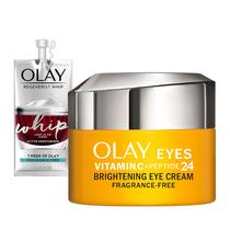 Skincare Olay Vitamin C + Peptide 24 Creme para os Olhos+Chicote 15mL