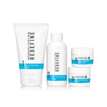 Skincare Rodan + Fields Redefine o regime com limpador, tônico, SPF e creme