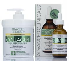 Skincare Set Advanced Clinicals Creme de colágeno e sérum