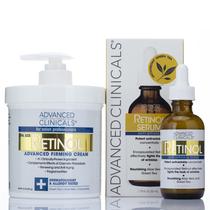Skincare Set Advanced Clinicals Retinol Creme corporal e sérum