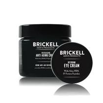 Skincare Set Brickell Creme de noite e creme para olhos antienvelhecimento masculino