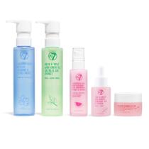 Skincare Set W7 Self-Care Rotina diária de 5 etapas para todos os tipos de pele