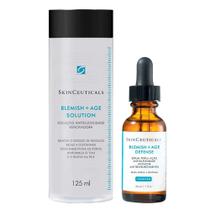 SkinCeuticals Blemish + Age Solution Kit Tratamento Antiacne + Tônico Facial Para Peles Oleosas e Acneicas