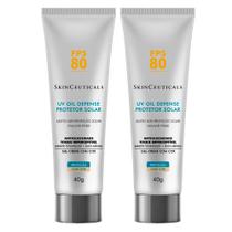 SkinCeuticals UV Oil Defense Tinted Kit com 2 Unidades Protetor Solar com Cor FPS80 - Universal
