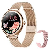 SKMEI Relógio inteligente para mulheres, relógio inteligente para iPhones Android com função feminina, rastreador de ati