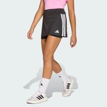 Skort Adidas 3 Stripes TR-ES Juvenil Preta Skort Adidas 3 Stripes TR-ES Juvenil Preta