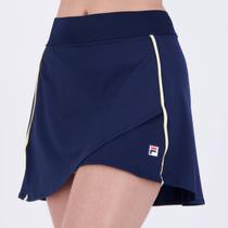 Skort Fila Backspin Wrap Feminino Marinho