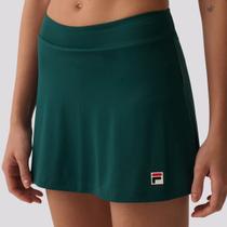 Skort Fila Tennis Basic Feminino Verde e Branco Skort Fila Tennis Basic Feminino Verde e Branco