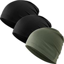 Skull Cap WTACTFUL Cooling para homens e mulheres correndo, pacote com 3