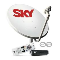 Sky Pre Pago SD com conexão áudio e video Kit 60 cm