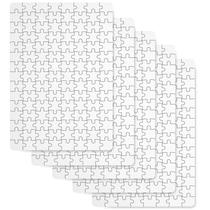 Skylety 6 conjuntos de quebra-cabeças em branco de sublimação Quebra-cabeça branca Quebra-cabeça em branco Quebra-cabeça DIY para transferência térmica por sublimação, transferência térmica, impressão por prensa térmica e artesanato (estilo A5-80)