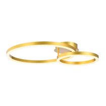 Skylight Plafon Holly Led 50w 3000k Dourado Sky-4002do