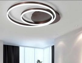 Skylight Plafon Hypnosis Led 50w 3000k Preto Sky-3077pt Skylight Plafon Hypnosis Led 50w 3000k Preto Sky-3077pt