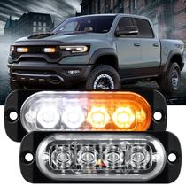 SKYWORLD Luzes estroboscópicas LED para caminhão off-road com 4 LEDs, 10-30V