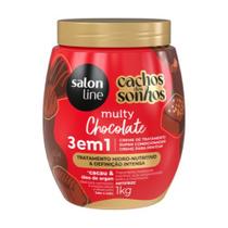 Sl creme tratamento cachos dos sonhos multy 1kg chocolate 3em1