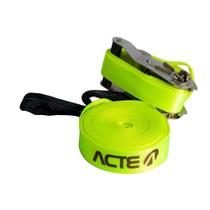 Slackline 10 Metros com Catraca T122 Verde Acte Sports Slackline 10 Metros com Catraca T122 Verde Acte Sports