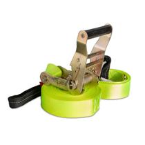 Slackline 10 Metros Poliéster Catraca T122 Verde Acte - Acte Sports