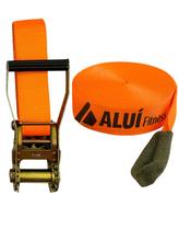 Slackline Laranja 15mts Com Fita E Catraca Esportes Radicais Slackline Laranja 15mts Com Fita E Catraca Esportes Radicais