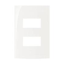 Sleek Placa 2 x 4 - 2 Postos Separados - Margirius Sleek Placa 2 x 4 - 2 Postos Separados - Margirius