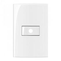 Sleek Placa 2x4 Saida de Fio Com Suporte Sleek Placa 2x4 Saida de Fio Com Suporte