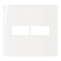 Sleek Placa 4 x 4 - 2 Postos Horizontais Sleek Placa 4 x 4 - 2 Postos Horizontais