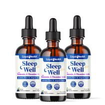 Sleep Aid LIQUIDHEALTH Sleep Well, gotas de melatonina, 5 mg, pacote com 3