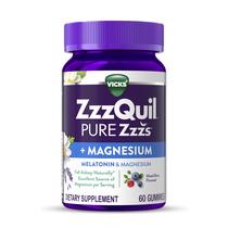Sleep Aid Vicks ZzzQuil Pure Zzzs+ Magnesium 60 Gomas Sleep Aid Vicks ZzzQuil Pure Zzzs+ Magnesium 60 Gomas