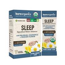 Sleep Blend Superfood Water Enhancer Stick 5 unidades da Bare Organics (pacote com 6)